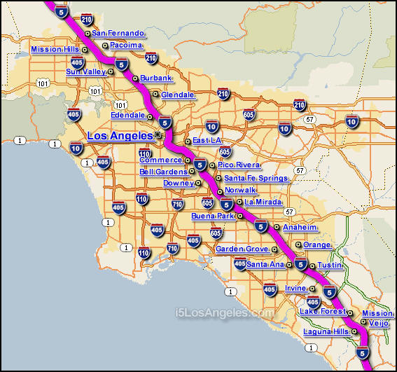 Map Los Angeles